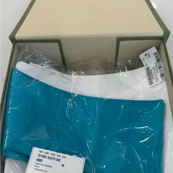 Gucci Teal Hosiery